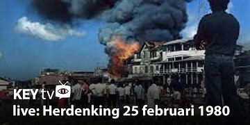 25 feb 2026 Goedenavond en welkom bij deze live-uitzending van de herdenking van 25 februari 1980. Vandaag, 25 februari 2026, staan we stil bij de gebeurtenissen van precies 46 jaar geleden: de 46ste herdenking. In soberheid en respect volgen we het programma, met ruimte voor reflectie, herinnering en de betekenis van deze dag voor Suriname, toen en nu.