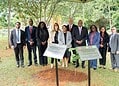 BIS 03 Herdenking 50jr Suriname Brazilie Minister Melvin Bouva van Buitenlandse Zaken, Internationale Handel en Samenwerking (BIS) heeft in Brazilië een witte groenhartboom geplant ter gelegenheid van 50 jaar diplomatieke betrekkingen tussen Suriname en het zuiderbuurland. De ceremonie vond plaats op maandag 2 februari 2026 in een speciaal aangelegde botanische tuin die bedoeld is voor gedenkwaardige momenten.