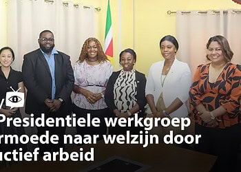 Presidentiele werkgroep van armoede naar welzijn door productief arbeid Key News is live bij de launch van de presidentiële werkgroep “Van armoede naar welzijn door productiviteit”. In deze uitzending volgen we de officiële start, de toelichtingen en de stappen richting uitvoering, waaronder de introductie van het digitaal dashboard en de bekendmaking van de domeinnaam.