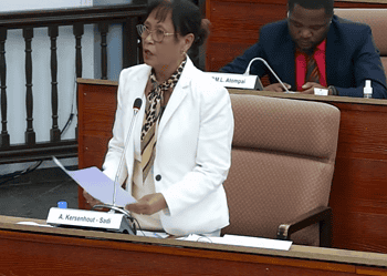 Screenshot 2026 02 02 135202 NDP-parlementariër Ann Sadi plaatst vraagtekens bij toetreding van Suriname tot het Caribbean Court of Justice (CCJ) als derde rechtsinstantie. Volgens haar dreigt cassatie dan onbereikbaar te worden voor de doorsnee burger door hoge kosten en drempels.