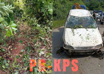 Screenshot 2026 02 18 144854 De bestuurder die in de vroege ochtend van dinsdag 17 februari 2026 om het leven kwam bij een verkeersongeval op de Weg naar Atjoni, ter hoogte van Poeiri Bergi, is geïdentificeerd als M.T. (47).