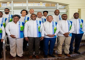 Caricom leiders 2026.Beeld : kabinet president