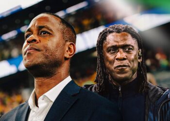 651692097 122288159792206057 1437522474240659720 n e1773505113561 Patrick Kluivert en Clarence Seedorf gaan Suriname als adviseur bijstaan in de strijd om een ticket voor het WK voetbal van komende zomer. Dat meldt De Telegraaf. Het Suriname van bondscoach Henk ten Cate is veroordeeld tot de play-offs.