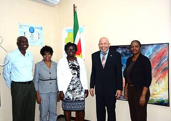 659638730 1383008630538147 1543532459732525780 n Minister Currie welcomed Suriname’s new ambassador to Cuba to discuss student support amid challenges and explore cultural and educational cooperation. Read more inside ....