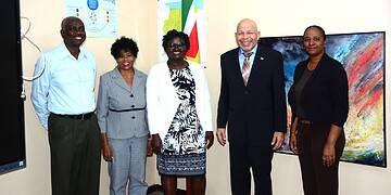 659638730 1383008630538147 1543532459732525780 n Minister Currie welcomed Suriname’s new ambassador to Cuba to discuss student support amid challenges and explore cultural and educational cooperation. Read more inside ....