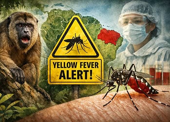 734adb8b 08cd 49c6 8cbd 9ba27dc0c9a8 De Pan-Amerikaanse Gezondheidsorganisatie (PAHO) heeft een nieuwe epidemiologische waarschuwing uitgegeven die waarschuwt voor aanhoudende overdracht van gele koorts in delen van Zuid-Amerika, waarbij gevallen in 2026 nog steeds worden gemeld en detectie plaatsvindt in gebieden buiten de traditionele hotspots van het Amazonebekken.