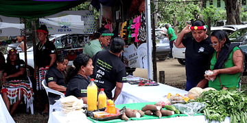 Beurs 8 maart 4 1536x864 1 Op Internationale Dag van de Vrouw heeft het ministerie van Landbouw, Veeteelt en Visserij (LVV) zondag in de Orchideëntuin de Women in Agriculture Fair georganiseerd. De beurs stond in het teken van Rechten, Rechtvaardigheid en Actie en vestigde de aandacht op de belangrijke bijdrage van vrouwen aan de Surinaamse landbouwsector.