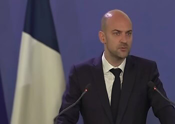 De Franse minister van Buitenlandse Zaken Jean-Noël Barrot