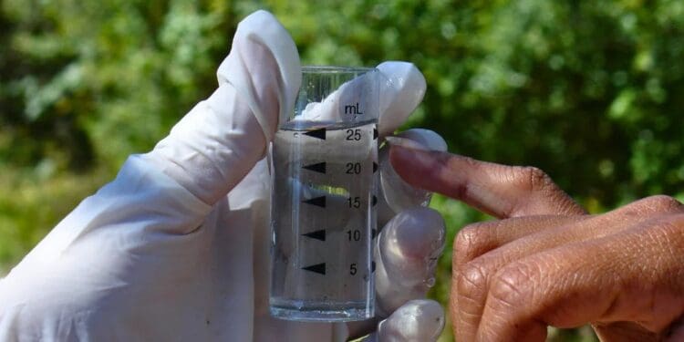 WhatsApp Image 2026 03 22 at 6.58.33 PM Stichting Mulokot luidt de noodklok over de waterkwaliteit in het Lawa-gebied. Volgens de organisatie blijkt uit recent onderzoek dat het rivierwater, dat door Wayana-gemeenschappen dagelijks wordt gebruikt voor drinken, koken en baden, zwaar vervuild is met giftige stoffen en bacteriën.