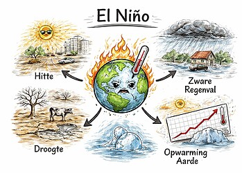 el nino Wetenschappers waarschuwen voor een krachtige El Niño die mogelijk nieuwe warmterecords veroorzaakt en wereldwijd extreme weersomstandigheden kan versterken ....