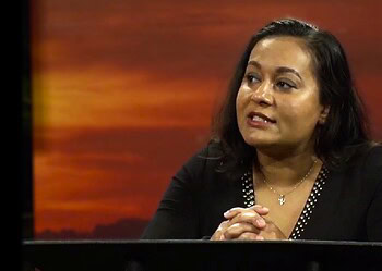 Gretl Wolfam van de Winkeliers- en Ondernemers Vereniging Suriname