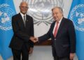 Ambassadeur Michel Kerpens officieel geaccrediteerd als Surinames VN-vertegenwoordiger 4 2026.04.02 BIS 02 Aanbieding geloofsbrieven UN PV Kerpens Ambassadeur Michel Kerpens is officieel benoemd als Surinames permanente vertegenwoordiger bij de VN, met focus op multilaterale diplomatie en duurzame ontwikkeling ....