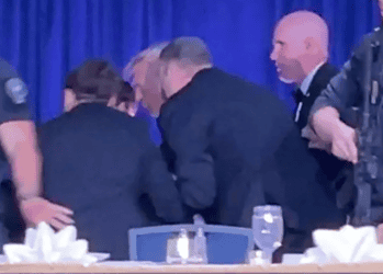 Screenshot 2026 04 26 084121 Een schietincident tijdens het persdiner rond Trump veroorzaakte chaos; de president bleef ongedeerd, maar veiligheidszorgen in de VS nemen toe ....