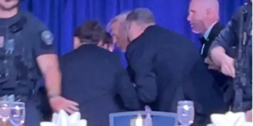 Screenshot 2026 04 26 084121 Een schietincident tijdens het persdiner rond Trump veroorzaakte chaos; de president bleef ongedeerd, maar veiligheidszorgen in de VS nemen toe ....