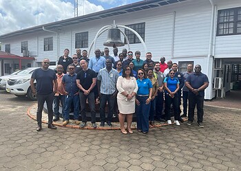 IMG 20260508 WA0006 Surinaamse havenbeambten kregen training van de Amerikaanse kustwacht om maritieme beveiliging te versterken en zo economische groei en regionale veiligheid te bevorderen ....