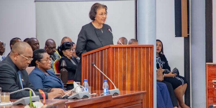 b671419b c31d 4782 a4ec 37cb0194e823 President Simons benadrukt bij 160 jaar DNA de versterkte democratie in Suriname en waarschuwt voor de invloed van sociale media op parlementaire besluitvorming ....