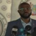 Andre Misiekaba,minister van volksgezondheid  voor de start van de RvM