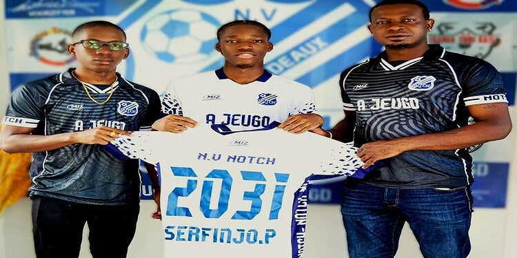 NV Notch legt Serfinjo Pinas voor USD 20.000 vast en schrijft transfergeschiedenis 1 Serfinjo Pinas notch 1 NV Notch made history by signing Serfinjo Pinas for $20,000, marking the highest transfer in Surinamese football. Discover how this move shapes the club’s future in our full article.