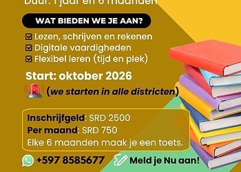 WhatsApp Image 2026 06 18 at 11.58.21 AM De Impact Academy start in oktober 2026 met Bigisma Skoro, een alfabetiseringsprogramma voor volwassenen om digitale en basisvaardigheden te versterken. Lees meer over dit waardevolle initiatief.