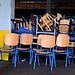 schoolmeubilair 1 Suriname is receiving 20 containers of school furniture from Europe, welcome support amid a major shortage of school places for thousands of pupils at the start of the new school year.